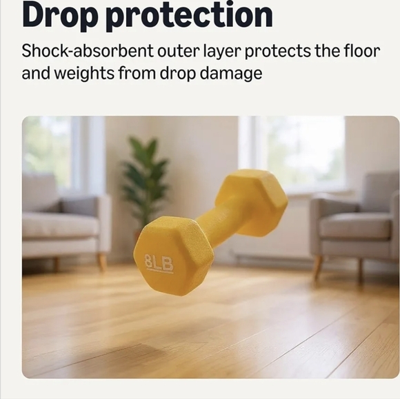 8lbs Dumbbell Hand Weight - Picture 4 of 5